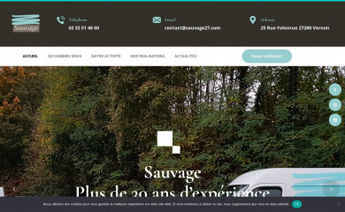 sauvage27.com screenshot