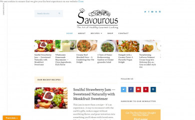 savourous.com screenshot