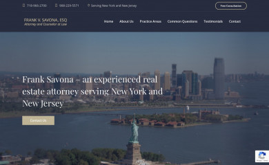savonalaw.com screenshot