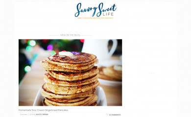 savorysweetlife.com screenshot
