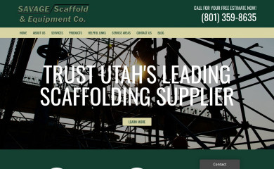 savagescaffolding.com screenshot