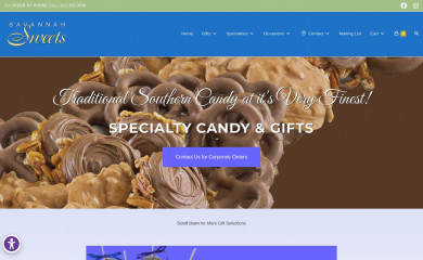 savannahsweets.com screenshot