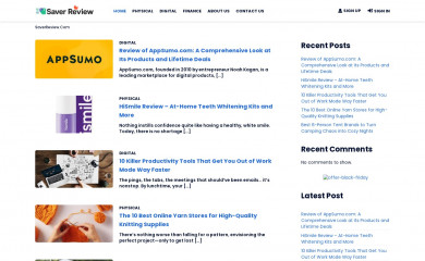 saverreview.com screenshot