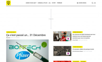 saviezvousque.net screenshot