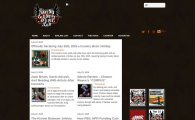 savingcountrymusic.com screenshot