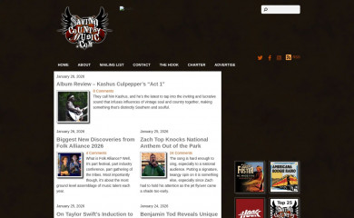 savingcountrymusic.com screenshot