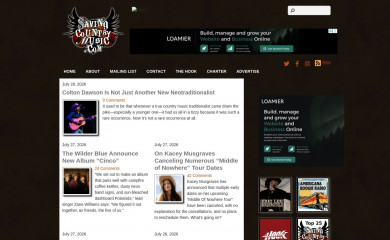savingcountrymusic.com screenshot