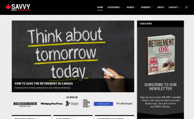 savvynewcanadians.com screenshot
