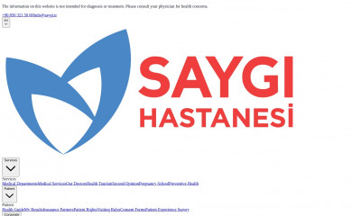 saygihastanesi.com.tr screenshot
