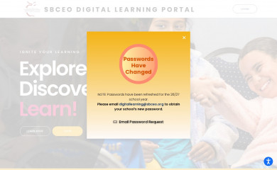sbceoportal.org screenshot