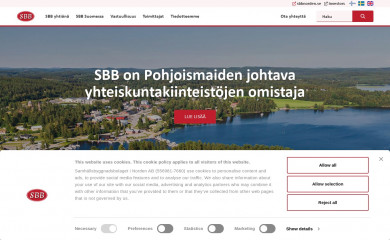 sbbnorden.fi screenshot