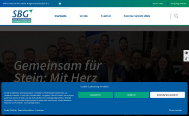 sbg-stein.de screenshot