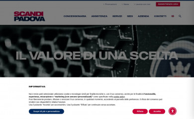 scandipadova.it screenshot