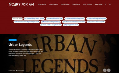 scaryforkids.com screenshot