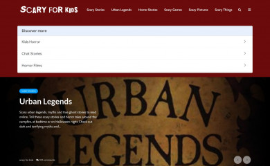 scaryforkids.com screenshot