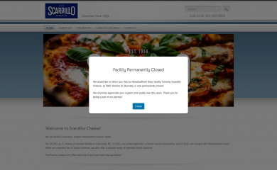 scardillocheese.com screenshot