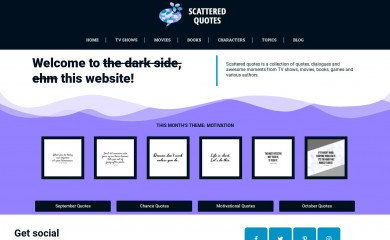 scatteredquotes.com screenshot