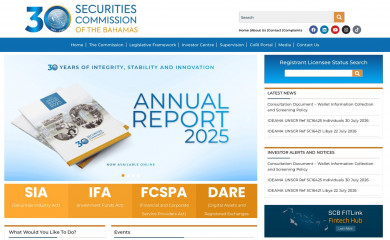 scb.gov.bs screenshot