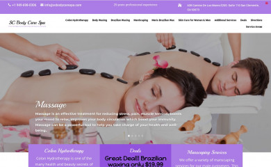 scbodycarespa.com screenshot
