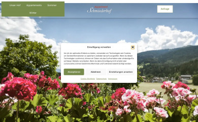 schmiederhof.at screenshot