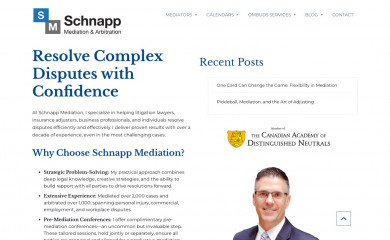 schnappmediation.com screenshot
