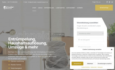 schneider-moebeltransport.de screenshot