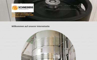 schneiders-handelsagentur.de screenshot