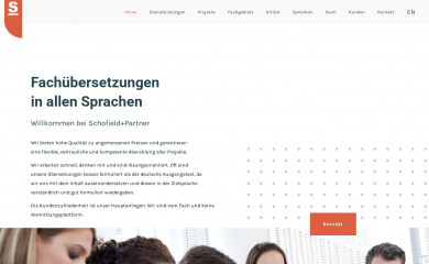 schofield-partner.de screenshot
