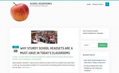 schoolheadphones.org screenshot