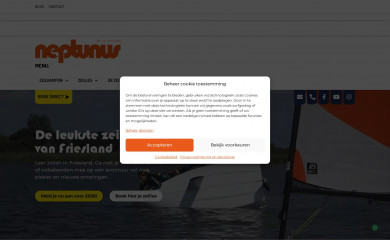 schoolkampneptunus.nl screenshot