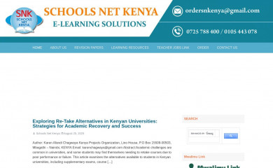 schoolsnetkenya.com screenshot