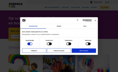 schoolsout.nl screenshot