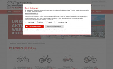 schauer-radmarkt.de screenshot
