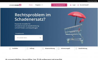 schadenersatz24.at screenshot