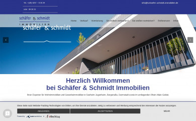 schaefer-schmidt-immobilien.de screenshot
