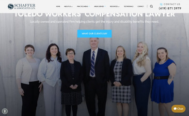 schafferlawyers.com screenshot