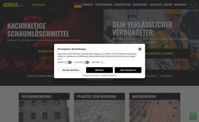 schaich-chemie.de screenshot