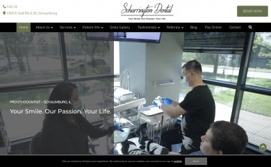 scharringtondental.com screenshot