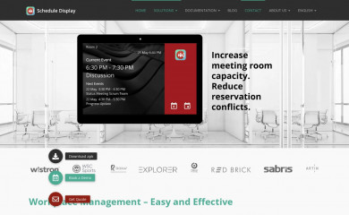 scheduledisplay.com screenshot