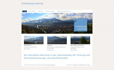 scheidungscoaching.at screenshot