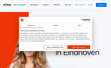 https://www.scherponline.nl/ screenshot