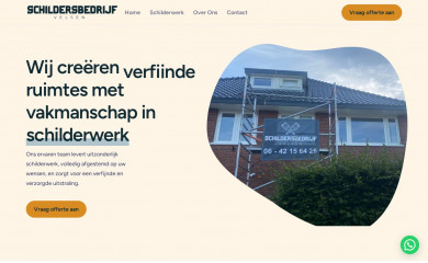 schildersbedrijfvelsen.nl screenshot