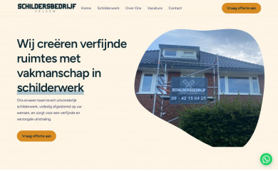 schildersbedrijfvelsen.nl screenshot