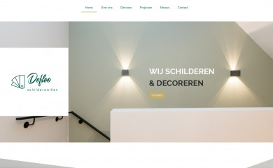schilderwerken-defloo.be screenshot