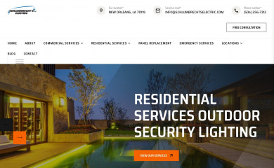 schlumbrechtselectric.com screenshot