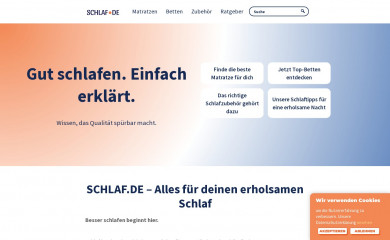 schlaf.de screenshot