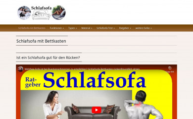 schlafsofa-mit-bettkasten.com screenshot