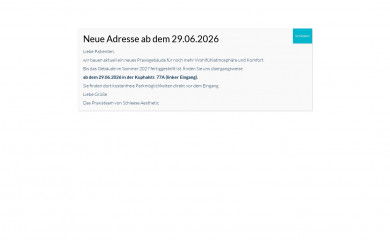 schleese-aesthetic.de screenshot