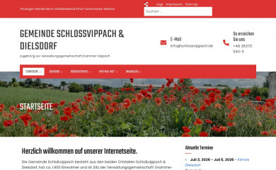schlossvippach.de screenshot