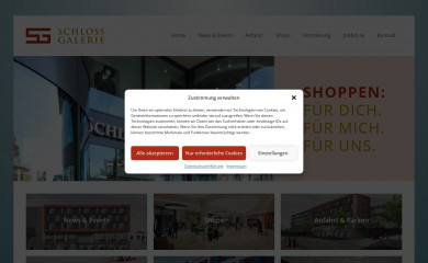 schlossgalerierastatt.de screenshot